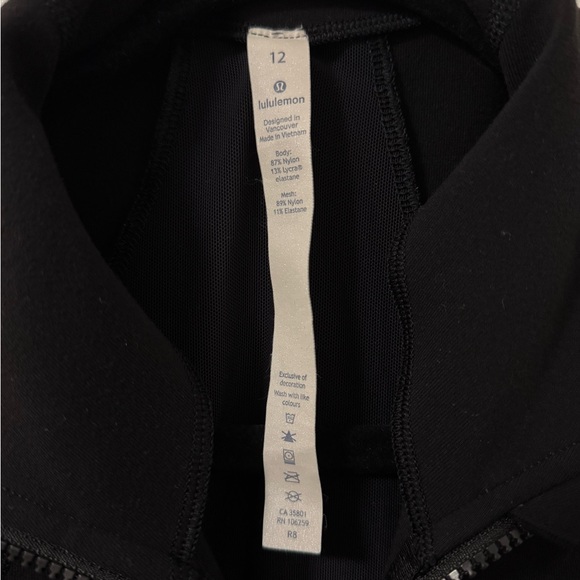 Lululemon Black Define Jacket Size 12 - Picture 3 of 5